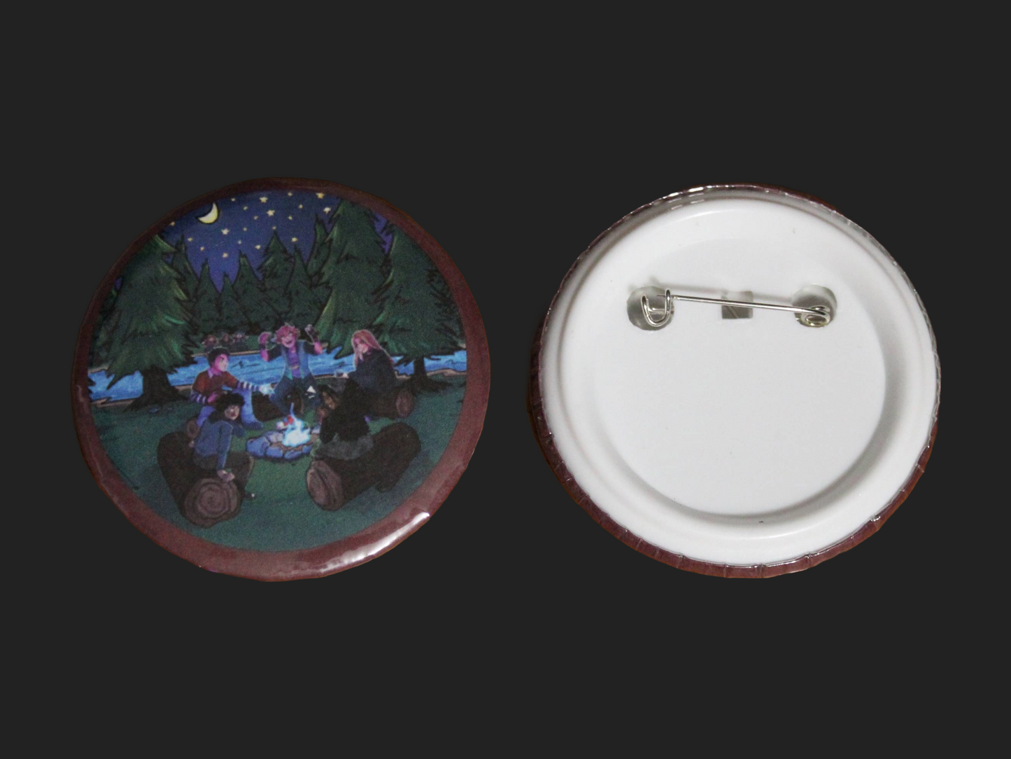 Vampy Wampy Campy Podcast Official Art Button/Badge