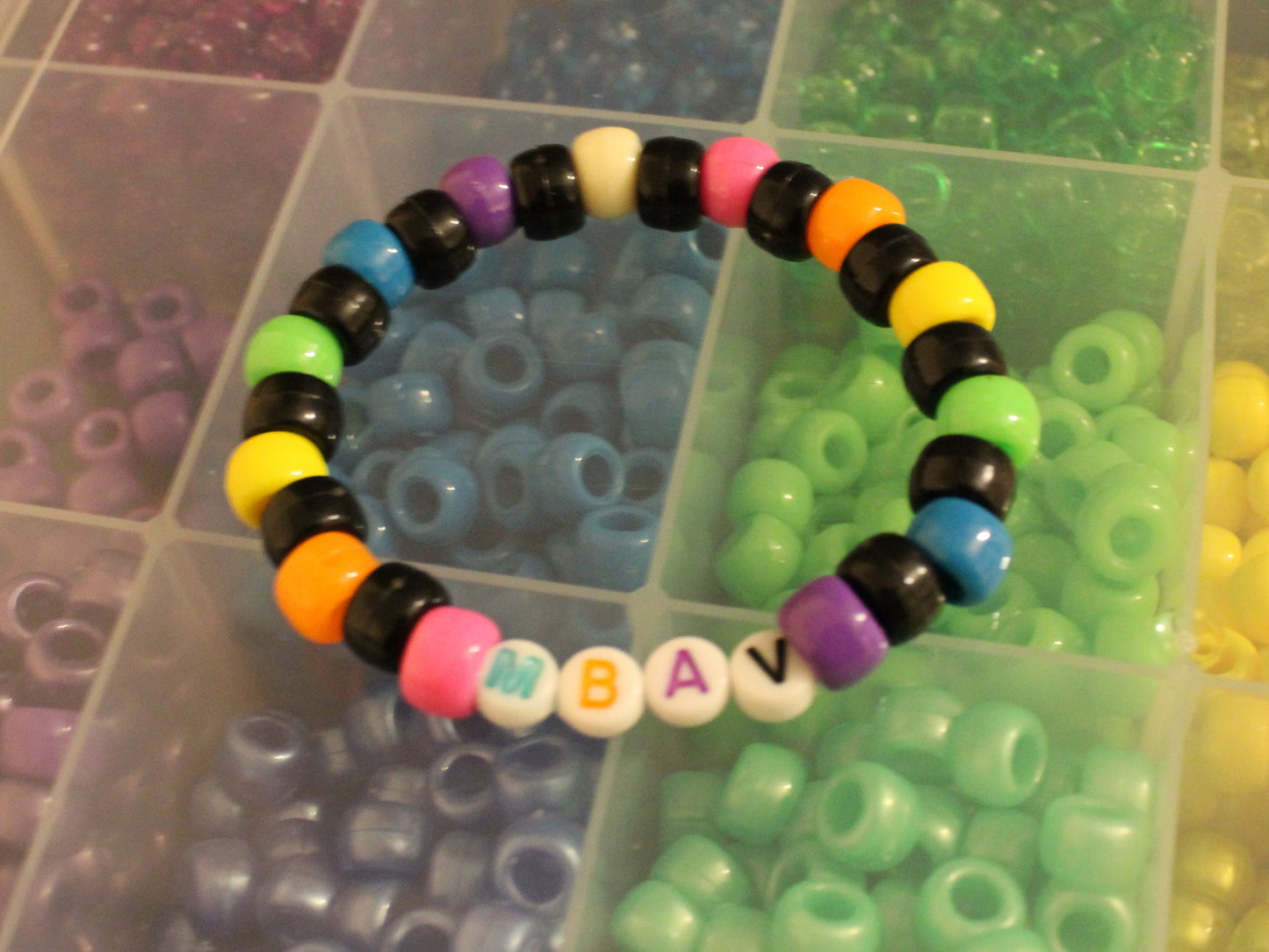 Rainbow MBAV Kandi Bracelet