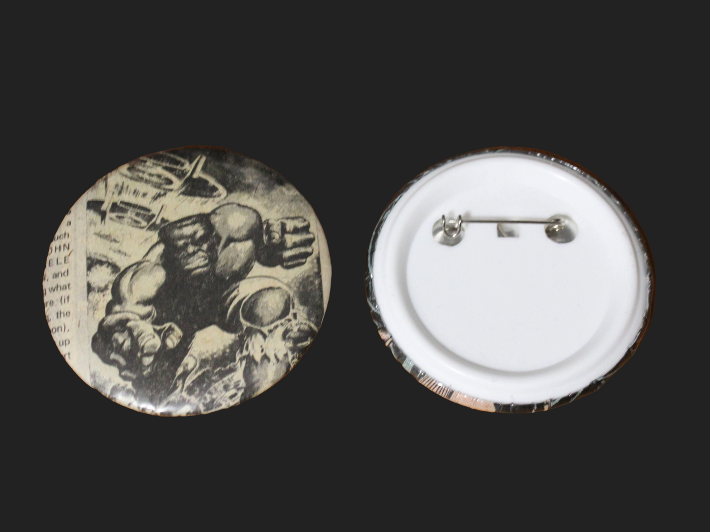 Comic Book Button/Badge (Random Selection)