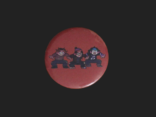 Vampy Wampy Campy Podcast Trio Button/Badge
