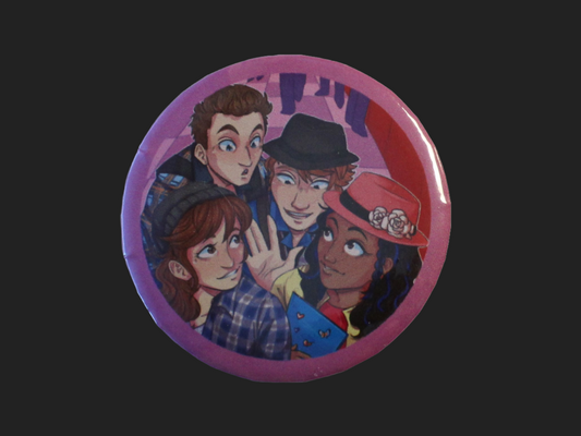 The Gang's All Here! Pinback Button